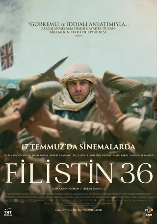 Görsel: TMDB Palestine 36 afişi