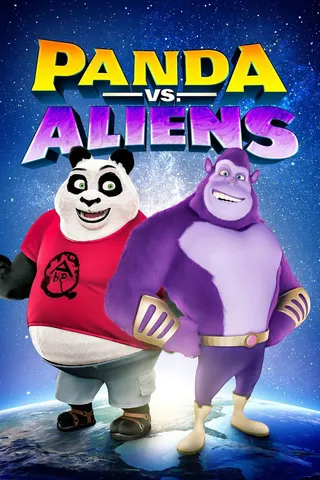 Görsel: TMDB Panda vs. Aliens afişi