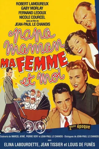 Papa, maman, ma femme et moi afişi