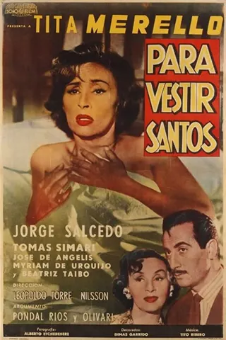 Para vestir santos afişi