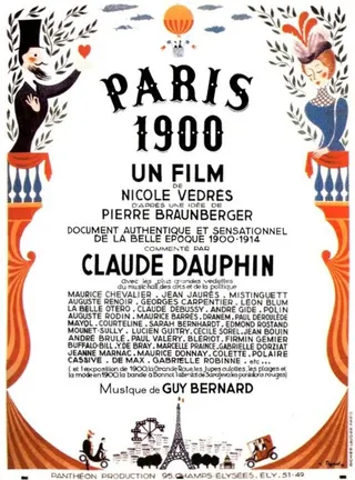 Görsel: TMDB Paris 1900 afişi