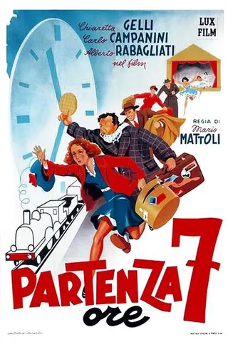 Görsel: TMDB Partenza ore 7 afişi
