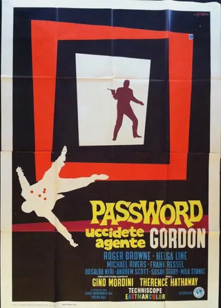 Password: Kill Agent Gordon afişi
