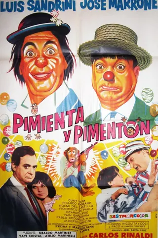 Pimienta y pimentón afişi