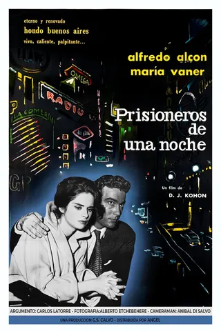 Prisioneros de una noche afişi