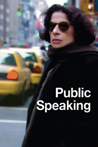 Görsel: TMDB Public Speaking afişi
