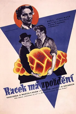 Racek má zpoždění afişi