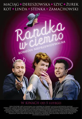 Randka w ciemno afişi