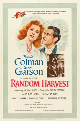 Görsel: National Screen Service Corporation / Kamu malı Random Harvest afişi