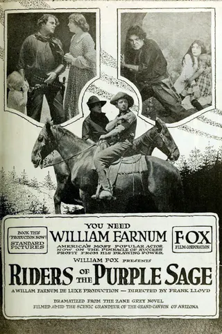 Görsel: TMDB Riders of the Purple Sage afişi