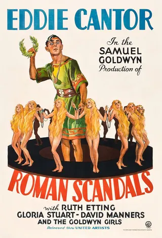 Görsel: United Artists / Kamu malı Roman Scandals afişi