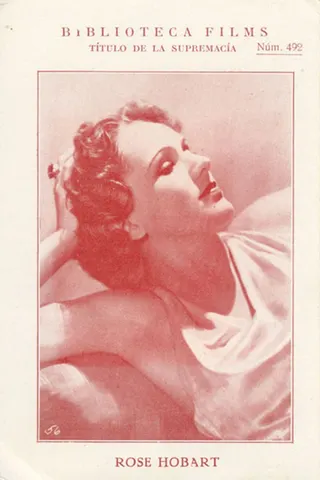 Rose Hobart afişi