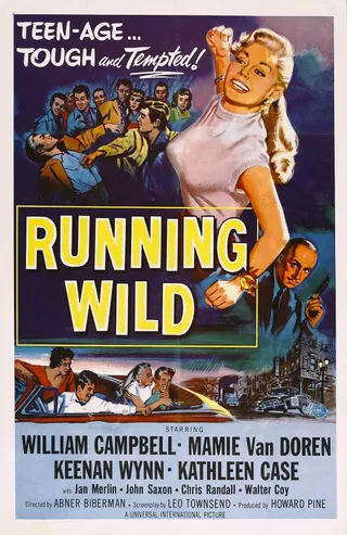 Görsel: Reynold Brown / Kamu malı Running Wild afişi