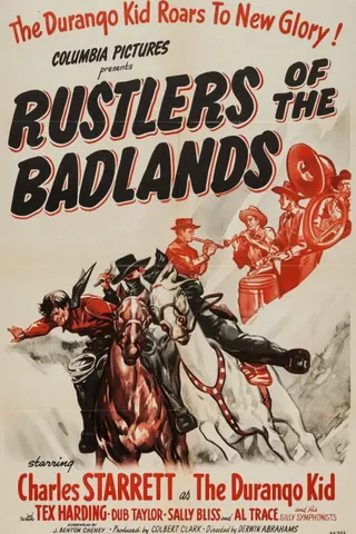 Görsel: TMDB Rustlers of the Badlands afişi