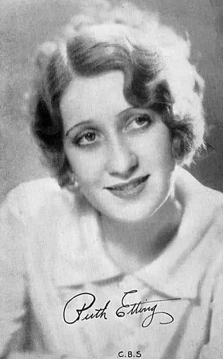 Görsel: CBS-Etting had a long-time contract with Columbia Records in the 1920s-1930s. / Kamu malı Ruth Etting