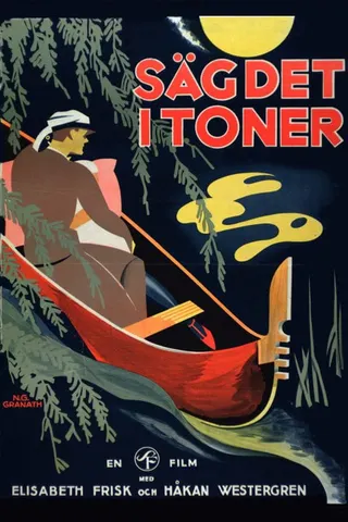 Säg det i toner afişi