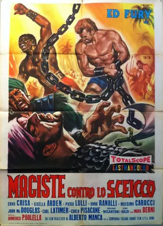 Görsel: TMDB Samson Against the Sheik afişi
