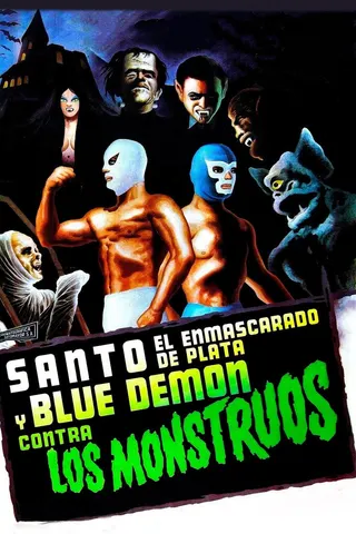 Santo and Blue Demon vs. the Monsters afişi
