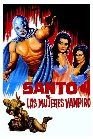 Santo vs. las Mujeres Vampiro afişi