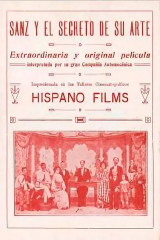 Sanz y el secreto de su arte afişi