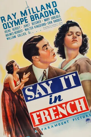 Görsel: TMDB Say It in French afişi