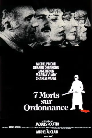 Görsel: TMDB Sept morts sur ordonnance afişi