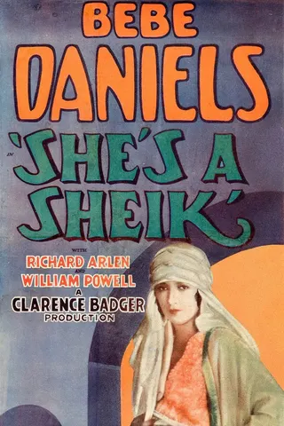 Görsel: TMDB She's a Sheik afişi