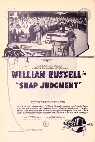 Snap Judgment afişi
