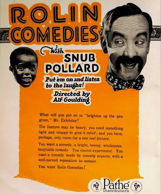 Görsel: Pathé Distributors / Rolin Comedies / Kamu malı Snub Pollard