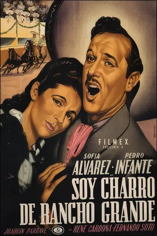 Soy charro de Rancho Grande afişi