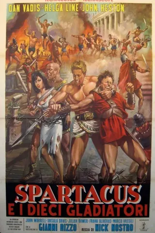 Spartacus and the Ten Gladiators afişi