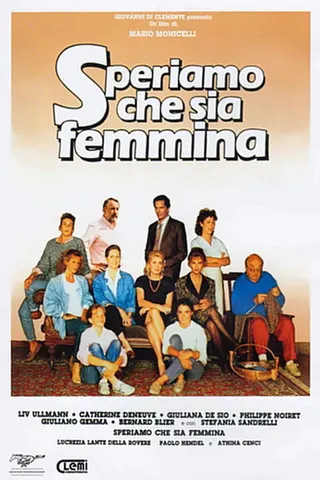 Görsel: TMDB Speriamo che sia femmina afişi