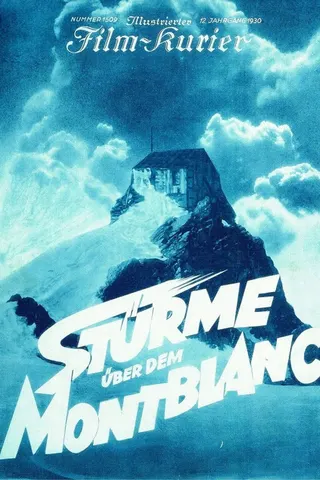 Storm over Mont Blanc afişi