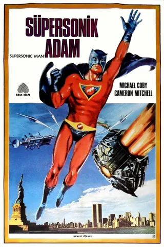 Görsel: TMDB Supersonic Man afişi