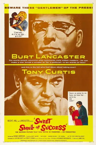 Görsel: "Copyright 1957 United Artists Corp." / Kamu malı Sweet Smell of Success afişi