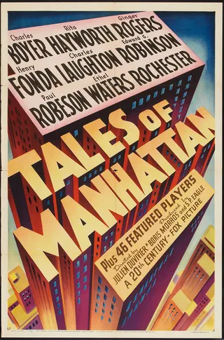 Görsel: 20th Century Fox / Kamu malı Tales of Manhattan afişi