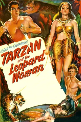 Görsel: TMDB Tarzan and the Leopard Woman afişi