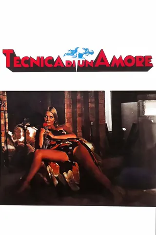 Tecnica di un amore afişi