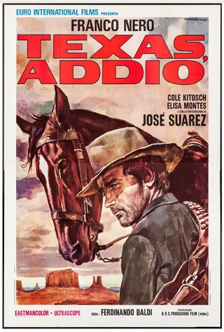 Görsel: TMDB Texas, Adios afişi