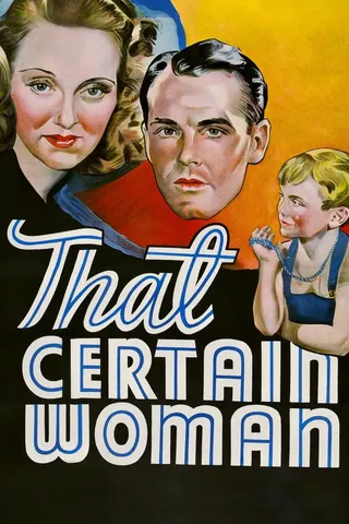 That Certain Woman afişi
