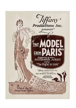 Görsel: TMDB That Model from Paris afişi