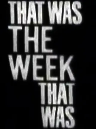 That Was The Week That Was afişi