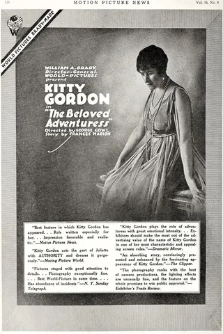 Görsel: TMDB The Beloved Adventuress afişi