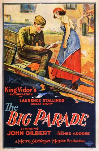 Görsel: Unknown authorUnknown author / Kamu malı The Big Parade afişi