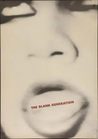 Görsel: TMDB The Blank Generation afişi