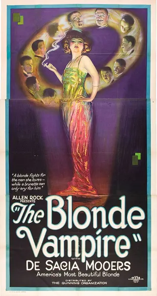 The Blonde Vampire afişi