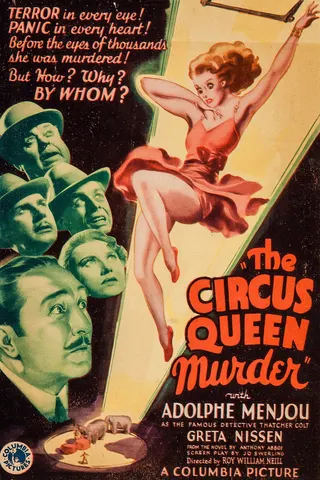 The Circus Queen Murder afişi