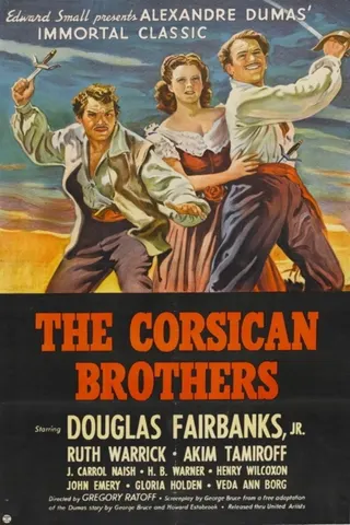 Görsel: TMDB The Corsican Brothers afişi