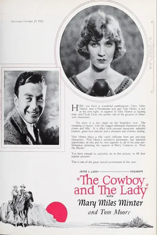 Görsel: TMDB The Cowboy and the Lady afişi