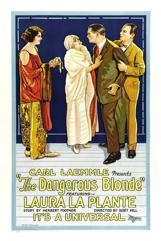 Görsel: Unknown authorUnknown author / Kamu malı The Dangerous Blonde afişi
